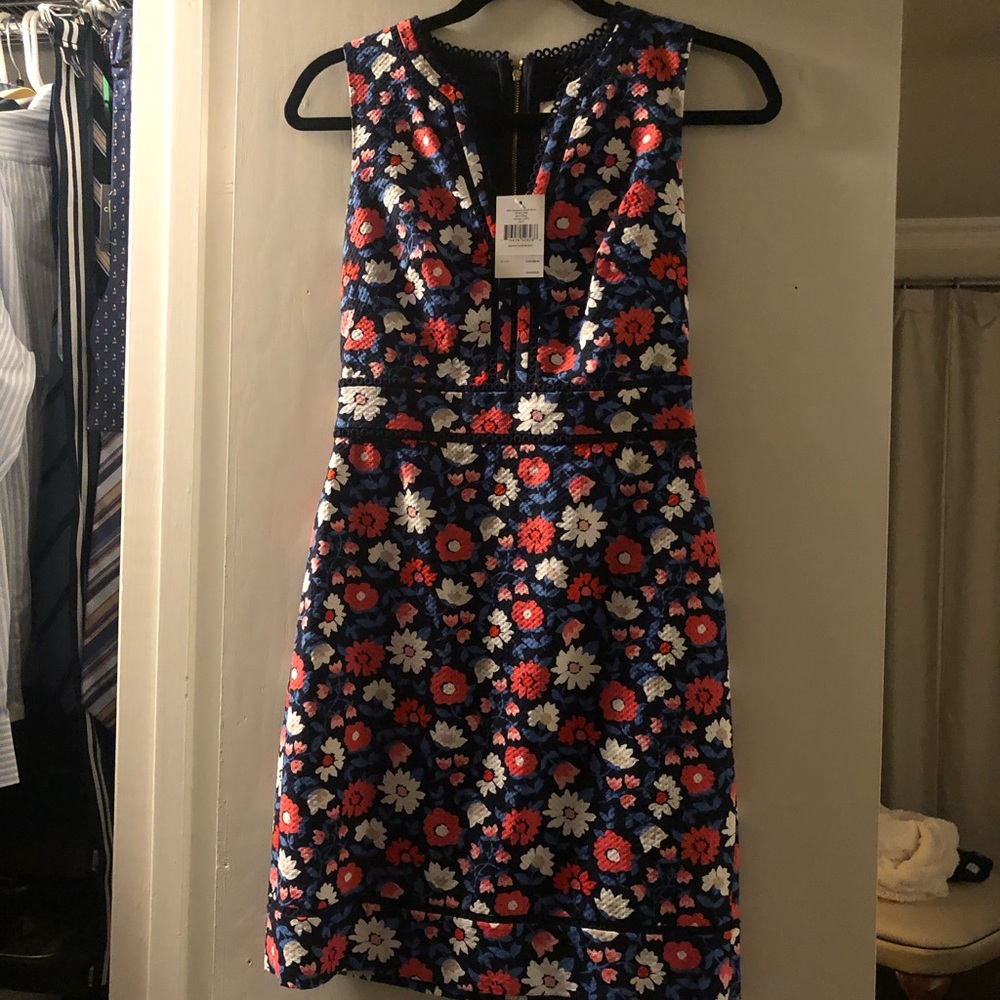 Kate Spade Shore Thing Daisy Jacquard Sheath Dress - Picture 4 of 6